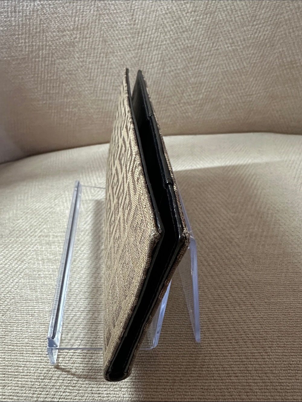 Fendi Brown Tan FF Logo Long Bifold Zucch Wallet - Picture 9 of 16